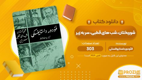 معرفی و دانلود PDF کتاب شوربختان، شب های قطبی، سر به زیر فئودور داستایوفسکی 303 صفحه پی دی اف